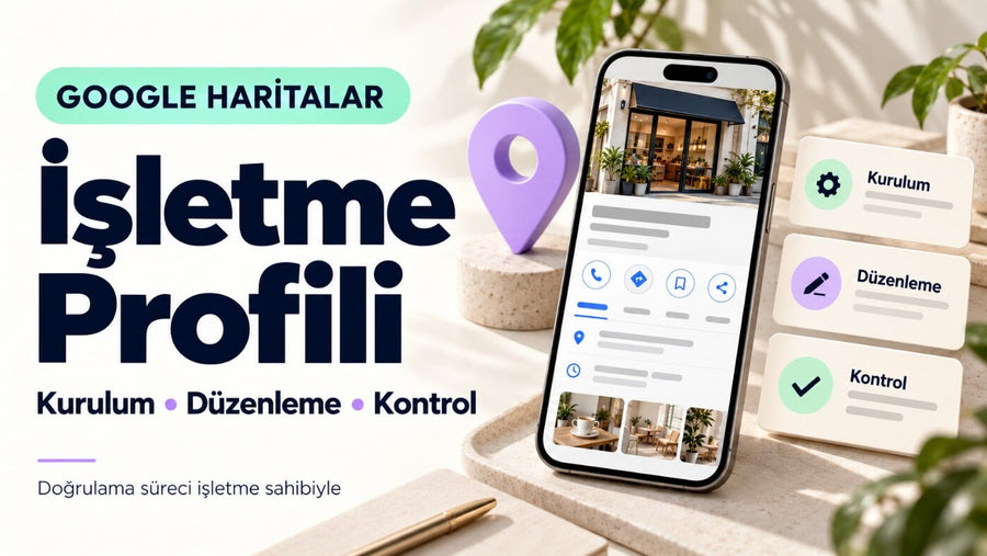 Pikseliva · Google İşletme Profili Kurulum ve Düzenleme — konsept hizmet sunumu