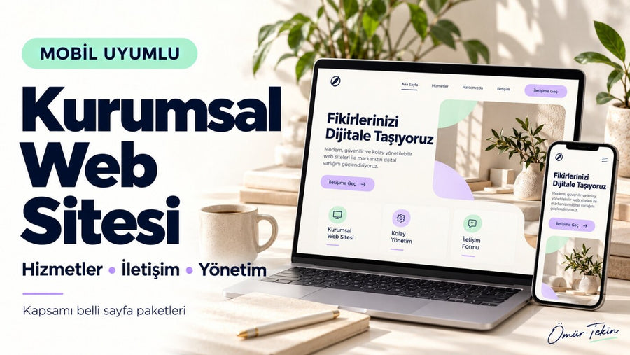 Pikseliva · Kurumsal Web Sitesi Tasarımı — konsept hizmet sunumu